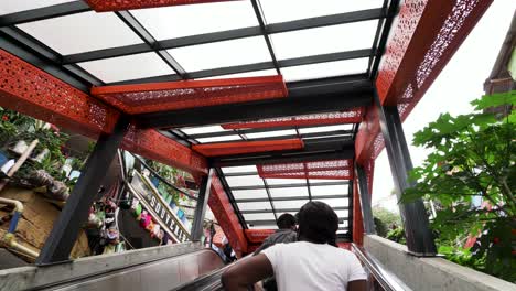 Riding-Up-an-Escalator-in-"Comuna-13"-First-Person-POV-Shot