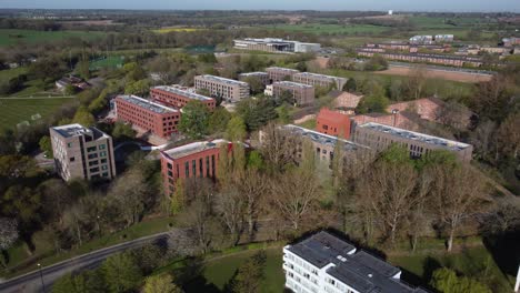 Las-Residencias-Universitarias-De-La-Universidad-De-Warwick-Nuevos-Edificios-Primavera-2021-Vista-Aérea-Editorial