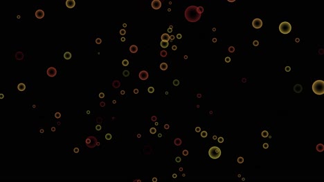 animated-gold-and-red-color-bubble-video-overlay