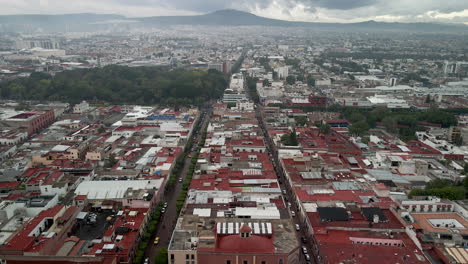 Vista-Aérea-De-La-Plaza-Principal-De-Querétaro-México
