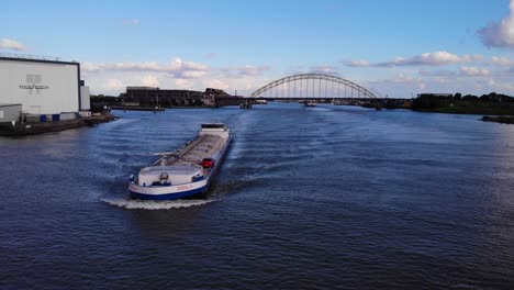 Forward-Bow-Of-Sibilla-Tanker-Ship-Navigating-River-Noord