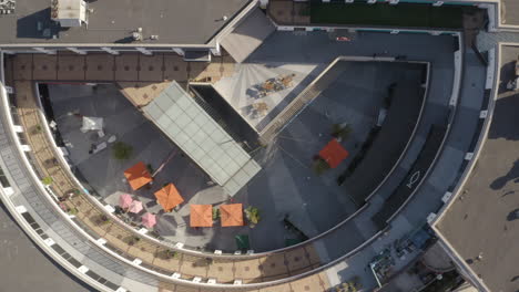 Top-down-aerial-of-8000-Sunset-Boulevard-Los-Angeles-California