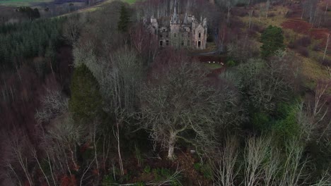 Dunalastair-Castle-in-Pitlochry,-Scotland