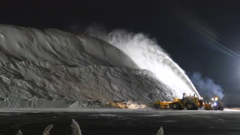 Despejar-El-Camino-Después-De-La-Tormenta-Con-Equipo-Pesado-De-Remoción-De-Nieve