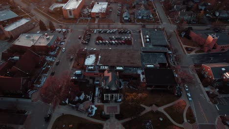 Hermosa-Toma-De-Dron-De-La-Biblioteca-Conmemorativa-De-Cook-También-Conocida-Como-Ansel-B