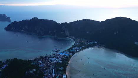 Aerial-pictures-during-sunset-of-Koh-Phi-Phi---Thailand