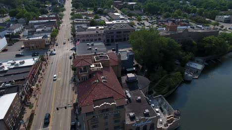 Aerial-View-of-Baker-Hotel-in-Downtown-St