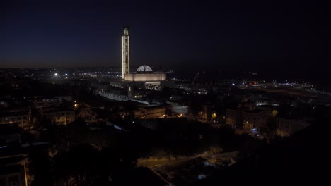 Algier-Bei-Nacht-Von-Der-Großen-Moschee-Aus