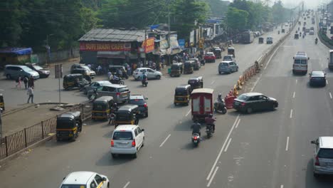 Zeitraffer-Mumbai-Indien-Goregoan-Malad-Western-Express-Highway-Zeitraffer-Maharashtra