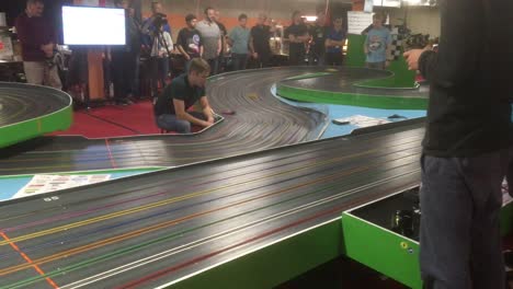 Slot-car-racing-professional-international-championship,-static