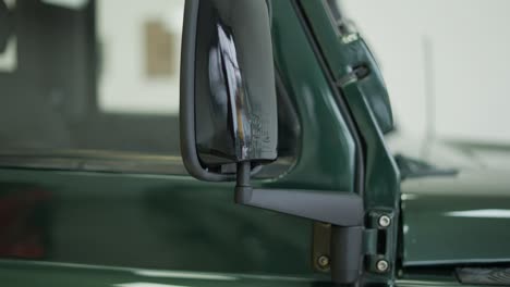 Retrovisor-Exterior-Para-Land-Rover-Defender-Classic-Color-Verde-Musgo-110,-British-Safari-Car-Vintage-1990