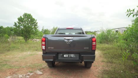 Kuala-Lumpur,-Malaysia---19.-März-2022:-Privater-Abholwagen-Mazda-Bt-50