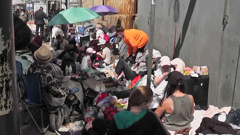 People-packing-up-at-the-border-between-Mexico-and-United-States-of-America