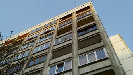 Old-era-forgotten-apartment-in-dying-state-at-Purvciems-Riga-Latvia