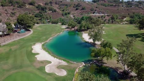 Aerial-view-of-orange-county-golf-course,-California
