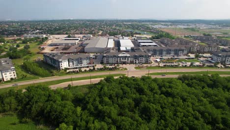 Aerial-footage-of-the-Three77-Park-Apartments-in-Keller-Texas