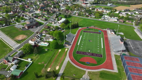 Athletic-fields-at-school-in-USA