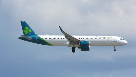 Aer-Lingus-Airbus-plane-on-dramatic-clouds-background-Toronto-Airport