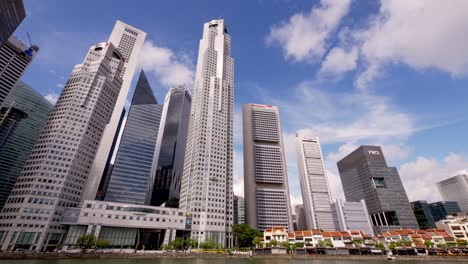 Facade-of-large-buildings-in-the-business-center-in-Singapore