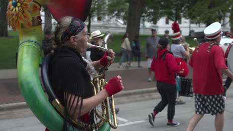 Slow-Motion-Tuba-player-at-the-Taste-of-Madison-2022