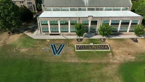 Villanova-University-2022-sign-in-campus-grounds