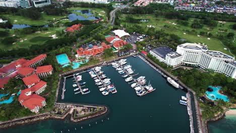 Sutera-Harbour-Marina-Und-Country-Club-Aus-Der-Luftaufnahme