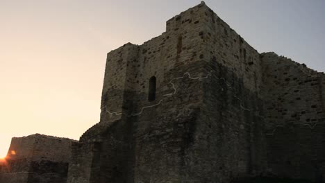 Material-De-Archivo-Interior-De-La-Antigua-Fortaleza-De-Rumania