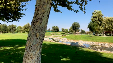 Bakersfield-River-Walk-Park-An-Einem-Sonnigen-Sommertag