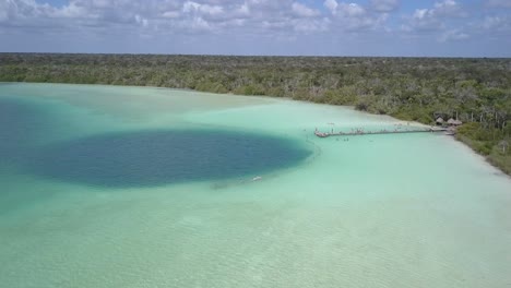 Lagune-Von-Kaan-Luum-In-Mexiko