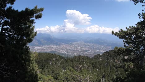 Lapso-De-Tiempo-De-Día-De-Grenoble-Desde-St-Nizier-Du-Moucherotte