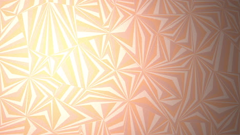 Textura-De-Patrón-Animado-Abstracto-De-Oro-Rosa-Geométrico,-Bucle-Sin-Interrupción