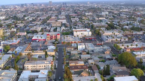 Aerial,-beautiful-above-view-of-the-downtown,-drone-view