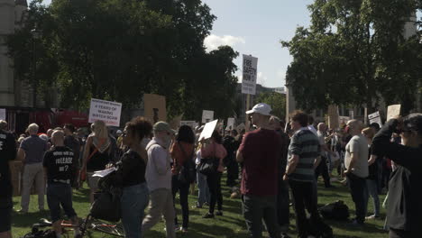 View-Of-Leaseholders-Together-Rally-In-Parliament-Square