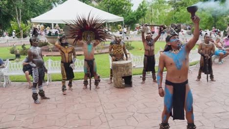 Representation-of-initiation-of-Mayan-ceremony-with-incense