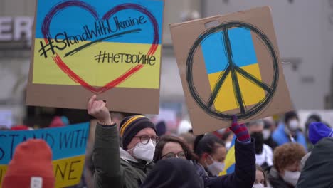 People-express-support-for-Ukraine-at-anti-war-demo-in-Munich-after-Russia-invades-Ukraine