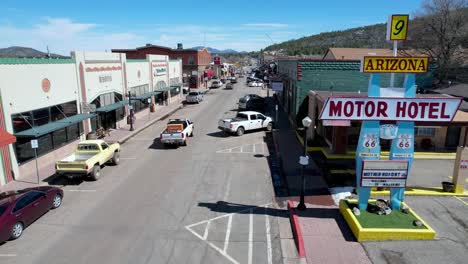 Aerial-of-Downtown-Williams-Arizona-not-far-from-the-Grand-Canyon-and-Flagstaff-Arizona