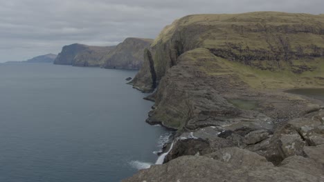 Wide-Slow-Motion-of-Bosdalafossur-Waterfall-in-the-Faroe-Islands
