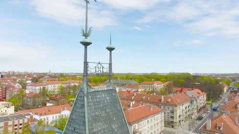 Der-Glockenturm-Des-Ehemaligen-Hauptpostamtes-Von-Klaipeda