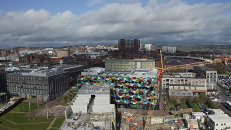 Continúa-El-Trabajo-En-El-Nuevo-Complejo-Hotelero-Hilton-En-La-Ubicación-De-Los-Edificios-Del-Ayuntamiento-De-One-Smithfield-Stoke-On-Trent-En-El-Corazón-De-La-Ciudad