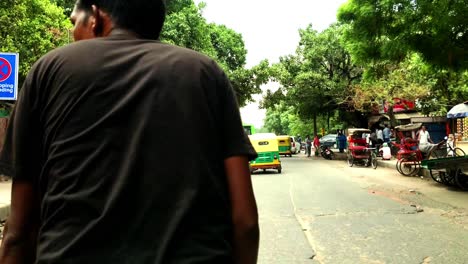 View-of-Delhi-through-eyes-of-cycle-rickshaw-or-auto-rickshaw
