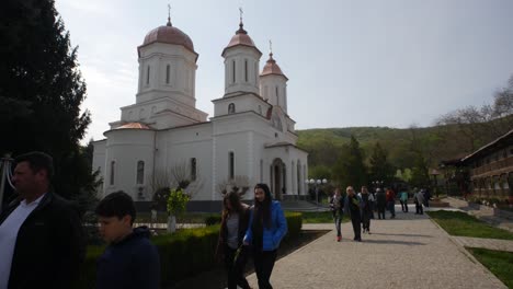 Kokosh-Monastery,-Romania-April-21,-2019