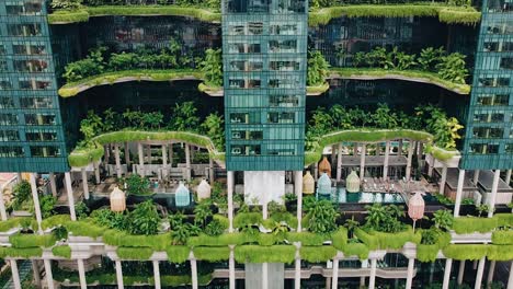 Aerial-view-of-hotel-with-infinity-pool