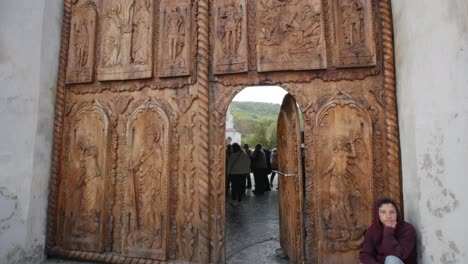 Kokosh-Monastery,-Romania-April-21,-2019