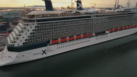 Stunning-4k-footage-of-the-Celebrity-Reflection-alongside-at-Dublin-Port