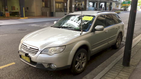 Polizei-Bewusst-Verlassenes-Fahrzeug-Brisbane