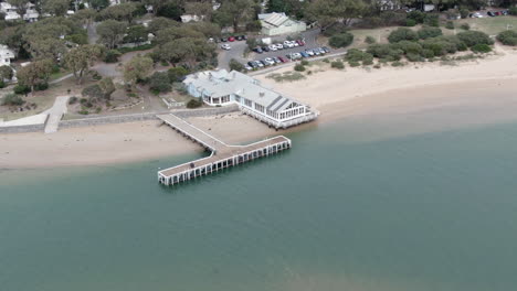 Aerial-Barwon-Heads-Jetty-Und-Im-Heads-Restaurant