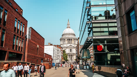 Londres,-Inglaterra,-Circa:-Timelapse-Ciudad-De-Londres-En-Reino-Unido