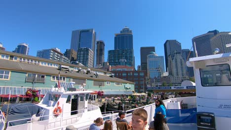 View-from-Top-Deck-of-Tour-Boat-that-is-Docked-at-Pier-55