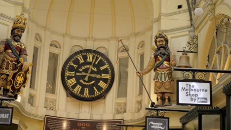 Royal-Arcade,-Melbourne,-Julio-De-2019-Histórico-Edificio-De-Galería-Comercial-En-Melbourne---Atracción-Turística-Popular-En-Melbourne