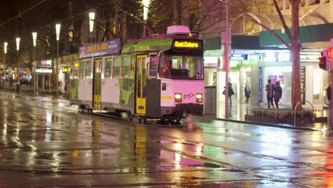 Colourful-city-light-view-reflections-on-water-during-rainy-day